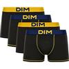 DIM Mix And Colors Coton Stretch Boxer Corti (Pacco da 4) Uomo