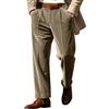 Oanviso Pantaloni da Abito Dritti da Uomo Pantaloni da Completo Tinta Unita Pantaloni in Velluto a Pieghe Gamba Dritta Pantaloni da Lavoro Casual Pantaloni Eleganti retrò Pantaloni