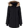 Geographical Norway Dinasty Lady - Parka grande da donna - cappotto invernale caldo - giacca casual a maniche lunghe (Navy L size 3)