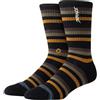Stance Calzini antiscivolo neri con motivo a righe, Nero , M