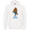 MAGLIERIA CONFORTI Felpa di LUKAKU t-Shirt 2025 Regalo Calcio Unisex Uomo Donna Ragazzo Ragazza (IT, Testo, XS, Regular, Regular, Bianco)