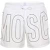 Moschino Costume Uomo Swim V3A4224 Pantaloncino Boxer Mare con Lettering (IT, Testo, XL, Regular, Regular, Bianco)