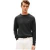Tommy Hilfiger PIMA ORG CTN CASHMERE CREW NECK MW0MW28046, Maglioni Uomo, Grigio (Dark Grey Heather), L