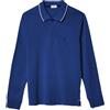Coveri Maglia Polo da Uomo Manica Lunga 100% Puro Cotone Leggera M L XL XXL XXXL (M - Jeans)