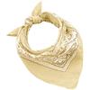 JOPHY & CO. BANDANA 100% cotone SET da 3/5/10 per Donna Uomo Bambini Unisex Tinta Unica e/o con Motivo Paisley COD. A644 (Set 20 pz, Paisley, Beige)