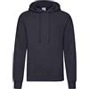 Fruit of The Loom Felpa Leggera con Cappuccio da Uomo, Blu Scuro, M
