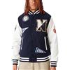 New Era Varsity College - Giacca Heritage All Over Patch, blu navy, XXL