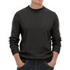 Hisir Maglione Uomo Invernale Girocollo Manica Lunga Caldo e Morbido Classico Top per Uomo