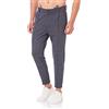 RED BRIDGE Redbridge Pantaloni da jogging da uomo, stile chino, per il tempo libero, a quadretti, blu navy/grigio, M