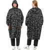 LARKSON Poncho Antipioggia Donna Uomo - Lykke - Impermeabile Pioggia per Bicicletta Outdoor Festival - Colonna d'Acqua da 10000mm - Giacca Antipioggia con Cuciture Nastrate
