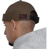 UNDERCONTROL Cappello da Pescatore Senza Visiera da Marinaio Leon con Polsini arrotolati Harbour Senza Visiera Miki Skull Docker Beanie Trawler Tactical Ring cap per Uomo e Donna (Khaki)