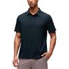 CRZ YOGA Maglietta Polo in Cloud Jersey True Navy L