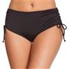 Ranphee Costumi da Bagno Donna Nero Slip Costume Bikini Mare Vita Alta Elegante Sexy Culotte Push Up Pantaloncini Pozza S