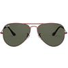 Ray-Ban Aviator Occhiali, Rosso, 62 mm Unisex-Adulto