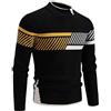 Generic Maglione Uomo 2024 Giaccone Elegante in Lana Morbida con Girocollo Moda Autunno Inverno Casual Elegante