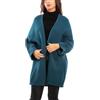 Toocool Cardigan Donna Lungo Maglione Giacca Senza Chiusura Caldo MS-2912