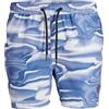 JACK & JONES Costume fantasia sfumata con elastico in vita e laccetti, vestibilità regular. Blu Blu fantasia