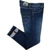 Alfio Collection Jeans Uomo Elasticizzati Taglie Forti Denim Slim Fit Gamba Stretta 56 58 60 62