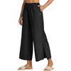 Willit Pantaloni da donna a gamba larga, UPF 50+, da spiaggia, leggeri, da viaggio, ad asciugatura rapida, protezione solare