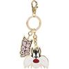 Braccialini Keyring Lt Portachiavi creato per la linea "Looney Tunes" con accessorio metallico smaltato "Silvestro" e tag metallico "Looney Tunes".