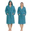 Nada Home Accappatoio Unisex in Spugna 100% Cotone 400 gr con Cappuccio - Morbido e Assorbente, con Cintura, Tasche e Appendino - Uomo Donna Adulto