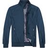 Allthemen Giubbotto da Uomo Leggero Giacca Militare Comodo Giacca Casual Primavera Autunno Aviatore Collo Alto Estate #1601 Blu 4XL