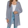 Famrrifuu Cardigan Donna Lungo Kimono Leggero Elegante Boho Copricostume Mare Maniche Lunghe Casual Cardigan