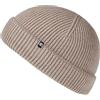Enter the Complex® Fisherman Beanie, Berretto Uomo e Donna, 100% Lana Merino, a Due Strati, Beige, Taglia Unica