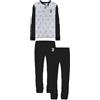 hermet pigiama uomo lungo in cotone JUVE prodotto ufficiale art. T10 2090