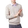 Vogrtcc Maglioni da uomo in misto cashmere a maglia con scollo a V pullover in lana maglieria maglioni vestiti