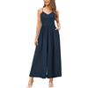LAISHEN Tuta da donna Tute corte Pantaloni eleganti a gamba larga Complesso casual estivo da donna