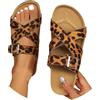 Hanraz Pantolette da donna con plantare piatto, sandali da spiaggia, estivi, in pelle, aperte, scarpe estive, da spiaggia