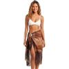 creazioni unique Pareo Donna Mare Lungo 100% Bamboo Made in Italy - Pareo Copricostume da Spiaggia Leggero e Traspirante con Fermapareo in Legno