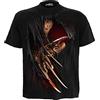 Spiral A Nightmare on Elm Street Freddy Uomo T-Shirt Nero 100% Cotone Regular