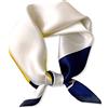 LumiSyne Sciarpe Di Seta Donna Foulard Quadrato Motivo a Righe Geometriche Cuciture Colorate Raso Foulard Piccolo Multifunzionali Fazzoletto Da Collo Fascia Per Capelli Paisley Bandane Copricapo