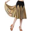 Generisch Gonna rosa da donna a farfalla, gonna in tulle, costume da donna, gonna lunga con cuore, in raso, ballerino, danza lucida, danza da ballo, swing, valzer, O Gold, L