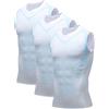 Richymfa 3PC Canotta Compressione Uomo Canottiera Contenitiva Uomo Palestra Snellente Maglia Modellante Dimagrante Shapewear Intimo Senza Maniche Tank Bodybuilding Canotte Fitness Fascia Pancia Traspirante