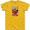 3styler T-Shirt Uomo Napo Orso Capo - Hair Bear - Cartoons Anni 60 Shirt - Linea Classic - 100% Cotone 185 gr/mq (L, Giallo)