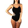 Clessidra Pacco da 2 Body Spalla Stretta Donna in Cotone Elasticizzato Made in Italy, Bodysuit, Cotone, Body Donna, Sottogiacca, Top, Body PD1211