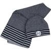 Chicco Set Sciarpa E Cappello, Cappello Invernale Unisex - Bambini e Ragazzi, Grigio (4), 6-8 Anni, Designed in Italy
