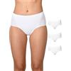 Intimidea - 3pz Slip Silhouette, Contenitivo Effetto Modellante Art. 310473 (L/XL, Bianco, 3pz)