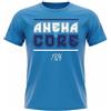 Generico T-Shirt Anema e Core 1926, per Tifosi del Napoli,100% Cotone, Blu Navy e Azzurro, Taglie da Adulto (IT, Testo, L, Regular, Regular, Azzurro)