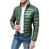 Evoga Piumino giubbotto Uomo 100 Grammi Autunno Inverno Casual Impermeabile bomber Jacket Antivento (IT, Testo, XXL, Regular, Regular, Verde)