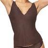 sloggi Donna Zero Feel Lace 2.0 Bra Shirt, Ebony Brown, L