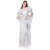 EraSpooky Costume da Sposa Fantasma Donna Vestito Gotico Spettrale