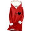 WWricotta Felpa con Cappuccio Foderata in Pile Invernale per Un Comodo Pullover a Maniche Lunghe, Morbido Capospalla Casual, Caldo, Moda Autunnale, Comodo Abbigliamento da casa per Tutti i giorni367