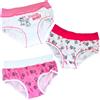 JADEA 6 Paia Slip Bimba in Cotone con Fascia Alta e Fascia Bassa - Immagine indicativa i Colori variano in Base agli Ultimi arrivi di LadyC