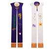 BLESSUME Church Stole sacerdote Pianeta paramenti Reversibile Stola da ricamo