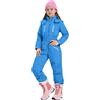 HEONSATI Tute Per Bambino Da Snowboard Completo Da Sci Apertura Con Cerniera Bambini E Bambine Tuta Da Neve Di Un Pezzo Bambine E Ragazze Completo Sci Invernale Con Cappuccio Snowsuit Neve Intera Calda