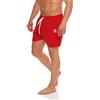 Gennadi Hoppe - Pantaloncini da Bagno Corti per Uomo, Costume da Nuoto, Costume da Bagno, Rot (Red), XXL